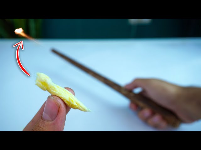 DIY Flash Cotton for FireBall Wand - how to make flash papaer (flash cotton)