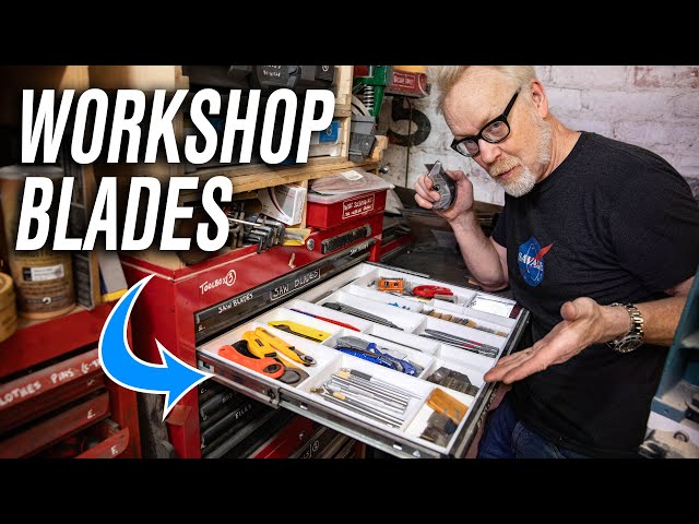 Adam Savage Sorts His Workshop Blades!