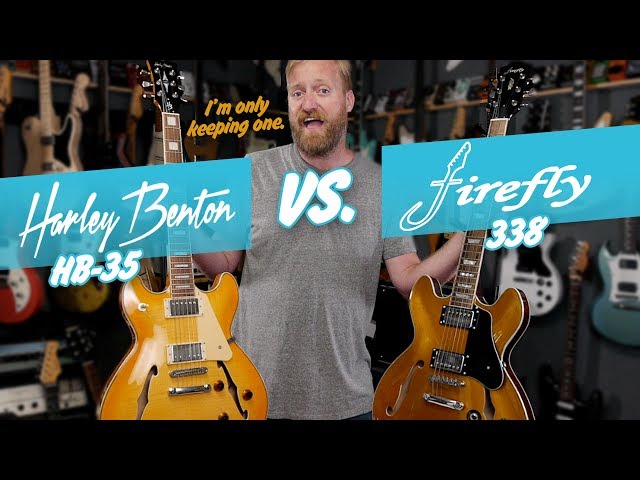 Harley Benton HB35+ -  VERSUS - Firefly 338 - WHICH ONE WILL I KEEP?