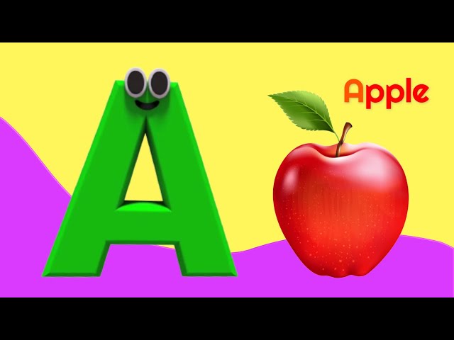 ABC Phonics Song - Toddler Learning Video Songs , A for Apple , Nursery Rhymes , Alphabet song