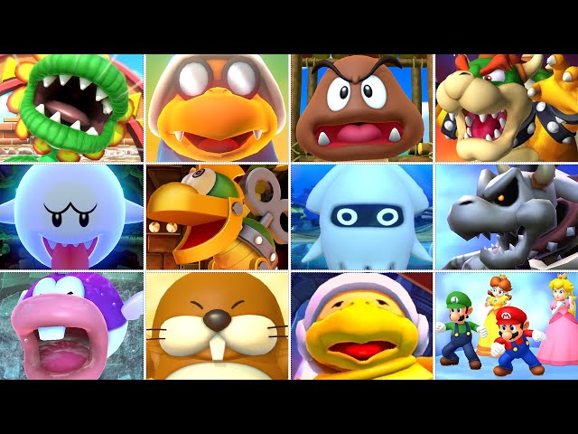 Mario Party 10 All Bosses + All Bowser Mini Games (Master Difficulty & No Damage)