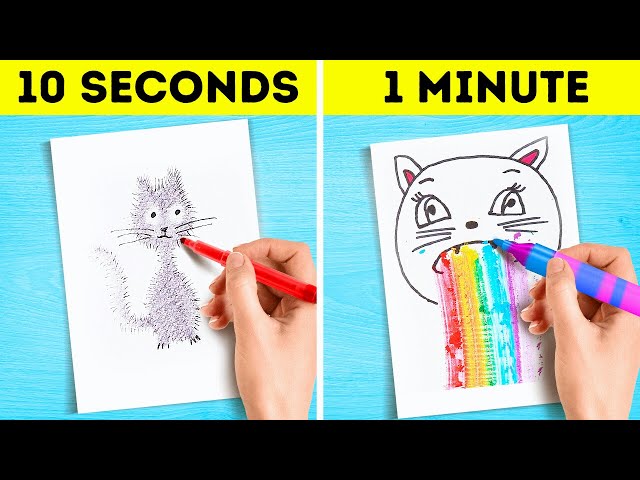 Simple Awesome Drawing Tips And Tricks || Painting Life Hacks, Tricks And Tools For Beautiful Art