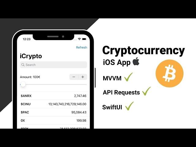 Clean Cryptocurrency App with MVVM in SwiftUI Tutorial (iOS 2022)