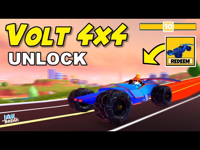 GETTING LEVEL 10 VOLT 4x4 and it is .. (Roblox Jailbreak)