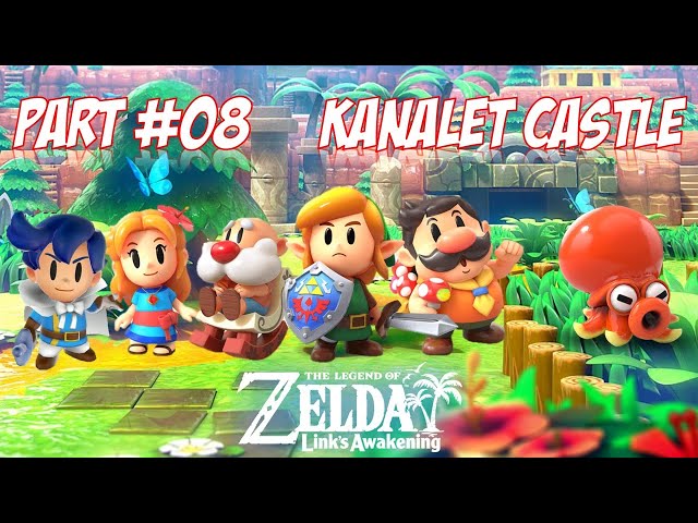 The Legend Of Zelda Link's Awakening Let's Play And Walkthrough Ep 08 - Kanalet Castle
