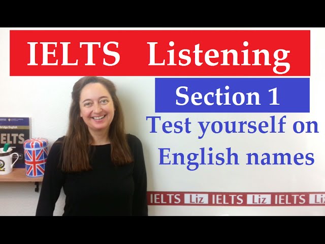 IELTS Listening: English Names
