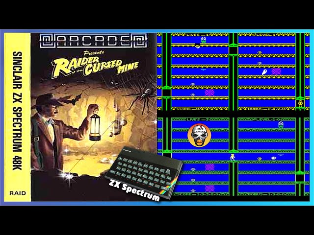 Raider of the cursed Mine - ZX Spectrum gameplay on Mister FPGA