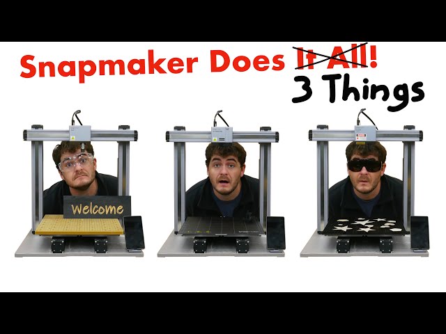 The Snapmaker 2.0 is an All-In-One CNC Robot Maker Thing