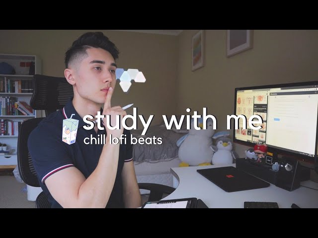 3 HOUR Study With Me (Chill Lofi Music) | Real Time Pomodoro Session