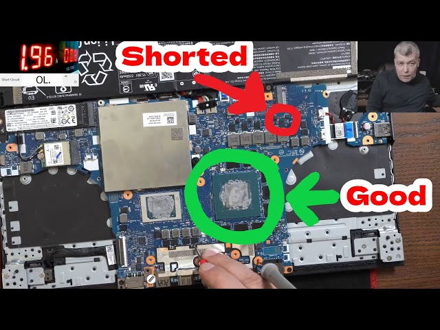Shorted MOSFET but GPU STILL GOOD ??? Lenovo Legion 5 dead, a mysterious case