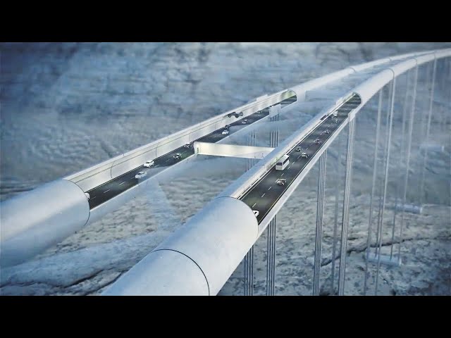Norway Engineers Shocked China - $ 47 Billion Floating Highway - Incredible Megaprojects
