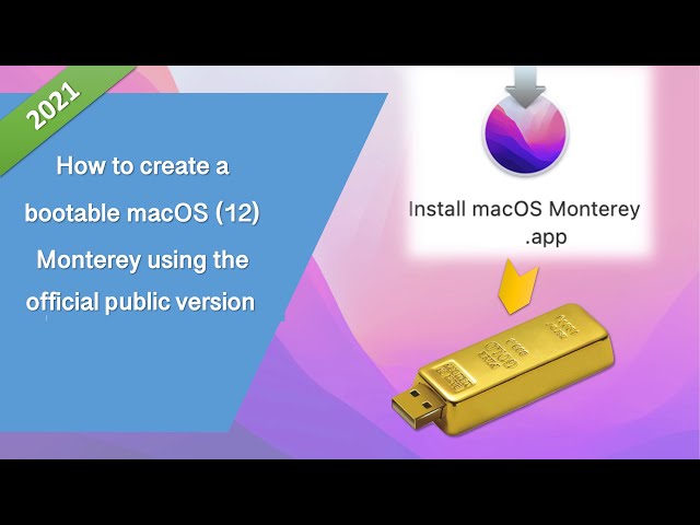 How to create a Bootable official macOS Monterey USB installer in 5 minutes?