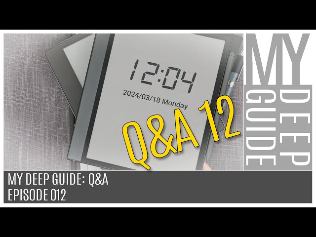 MDG Q&A: Episode 12