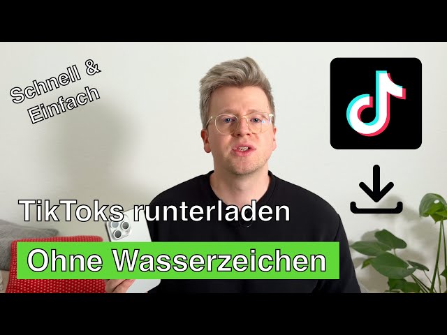 TikToks ohne Wasserzeichen herunterladen 2024 | iOS 17 TikToks ohne Logo speichern | German/Deutsch