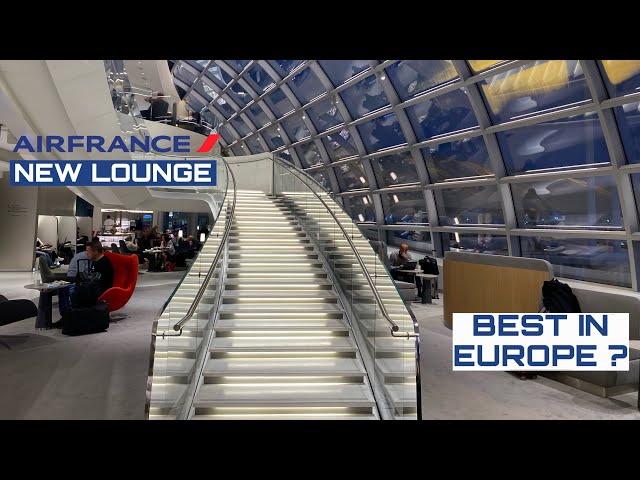 Air France FANTASTIC new Business Lounge | Paris CDG