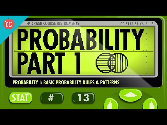 Probability Part 1: Rules and Patterns: Crash Course Statistics #13