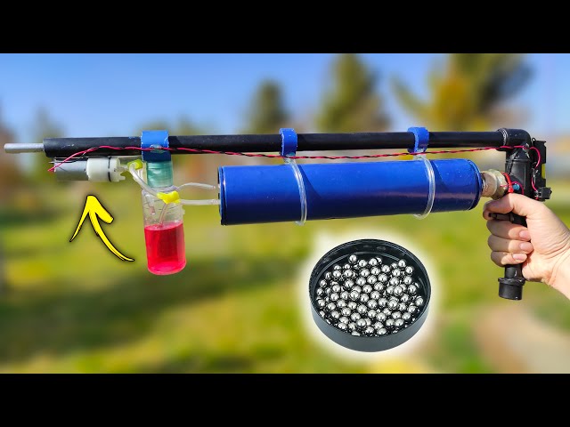 It could never be better than this! - DIY Automatic PVC Slingshot (Alcohol gun)