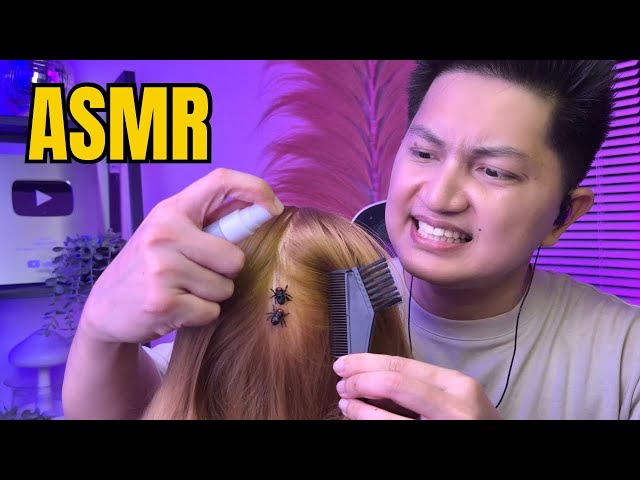 [ASMR] Check Your Hair for Bugs and Lice (8D Audio)