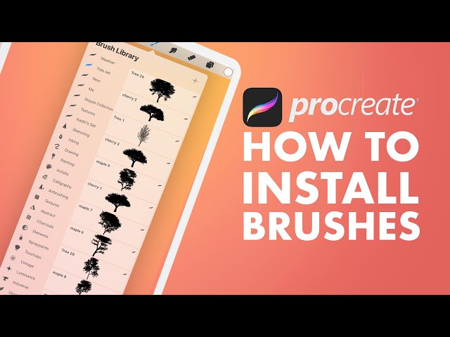 How to install brushes in Procreate - It’s easier than you think!