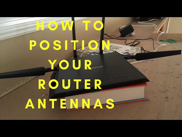 How To Position Your Router Antennas?