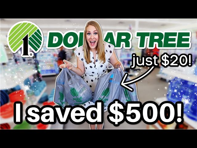 SHOCKING DOLLAR TREE SHOP WITH ME! 😱 (best kept secret items to save HUNDREDS!)
