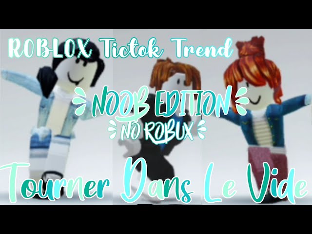 Tourner Dans Le Vide | Roblox Tiktok Trend | Noob Edition (no robux) (3) #shorts