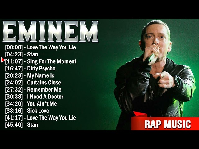 Eminem Rap Greatest Hits - Best Music Playlist - Rap Hip Hop 2024