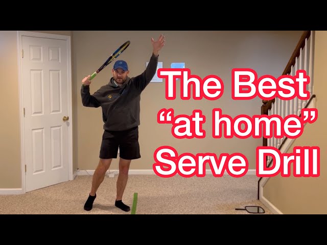 Practice This “at home” Serve Drill (Tennis Technique Explained)