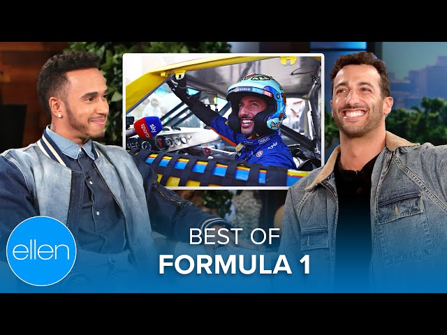 Best of Formula 1 Racers on the ‘Ellen’ Show