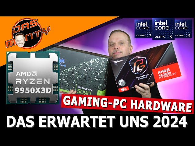 Gaming PC Hardware - Das erwartet uns 2024 | Nvidia RTX 5000 - AMD Ryzen 9000 - RX 8000 - RTX 4080Ti