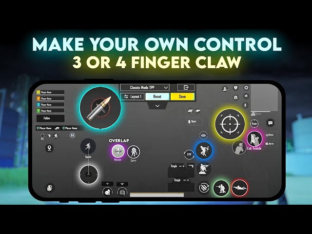 How to Make Your Own Control Setting | 2.7 Best 3 Finger or 4 Finger Claw in BGMI / PUBG