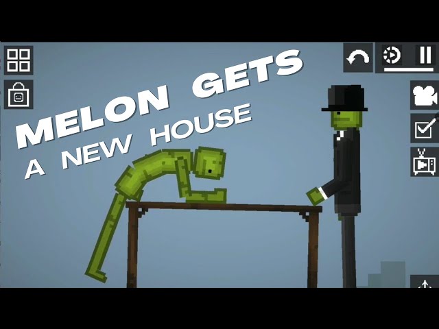 Melon Sandbox the Melon Gets a New House #melonplay #gaming