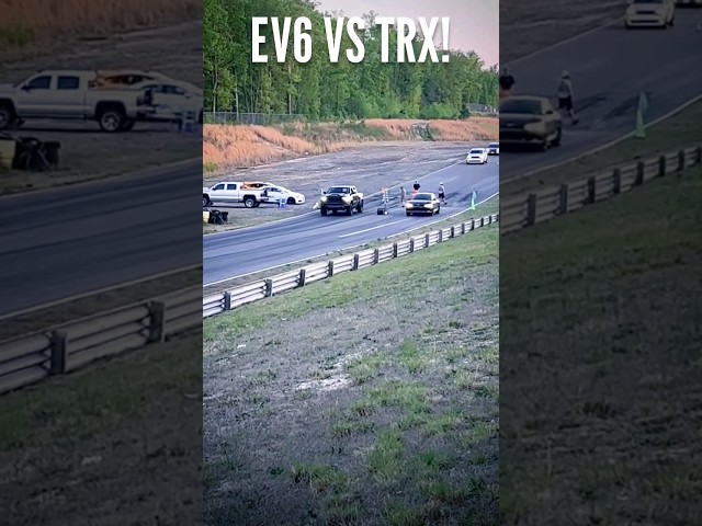 ELECTRIC CAR vs 700HP V8 TRUCK!