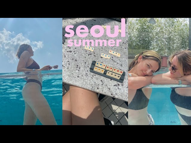 I AM BACK IN KOREA 🌸 Hot Summer, Pool Dates & Flower Field Adventure | Sissel