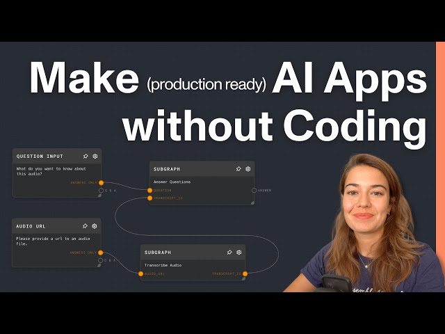 Build AI App Prototypes Visually with No-Code (Open-source)