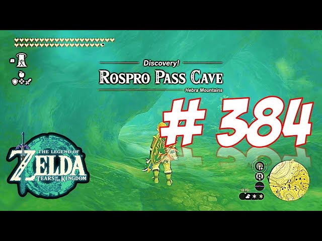 Rospro Pass Cave The Legend Of Zelda Tears of the Kingdom Gameplay Nintendo Switch