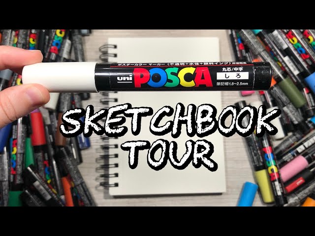 Sketchbook Tour (Posca Marker Art)