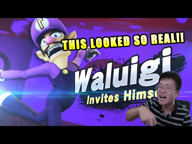THIS LOOKED LIKE AN OFFICIAL TRAILER FOR WALUIGI IN SMASH!! | Waluigi Smash Trailer reaction!