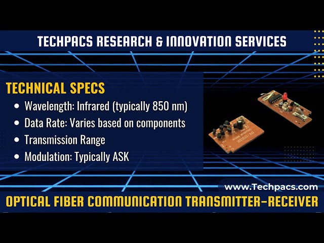 Optical Fiber Communication (OFC) Transmitter-Receiver using IR and Transistor Detailed Description