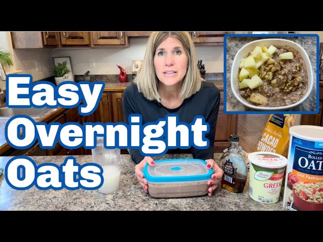 Overnight Oats Recipe- a Large Batch/ with Greek Yogurt