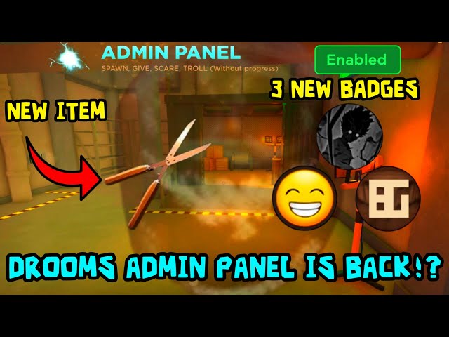 NEW DROOMS ADMIN PANEL SHOWCASE (The Remake)