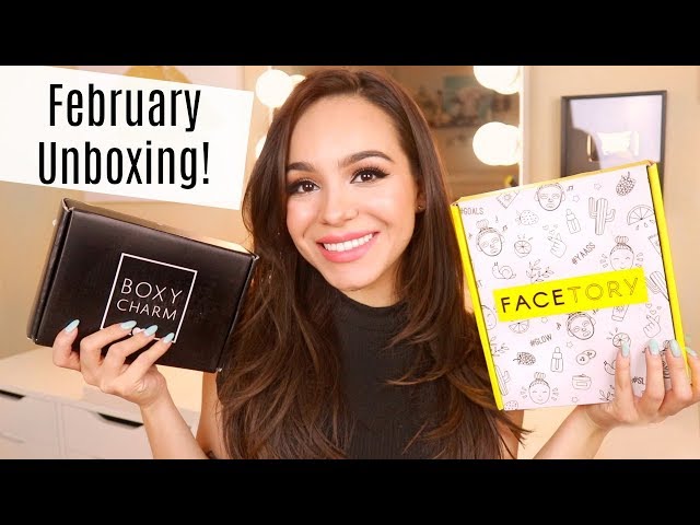 February 2018 Boxycharm & FaceTory Unboxing!