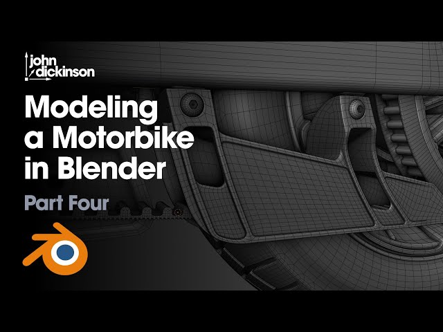 Modeling a Motorbike in Blender - Part 04