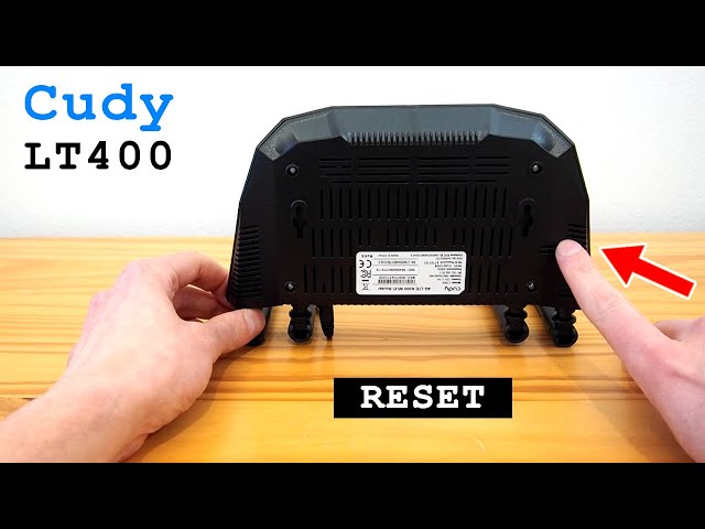 Cudy LT400 4G Router Wi-Fi • Factory reset