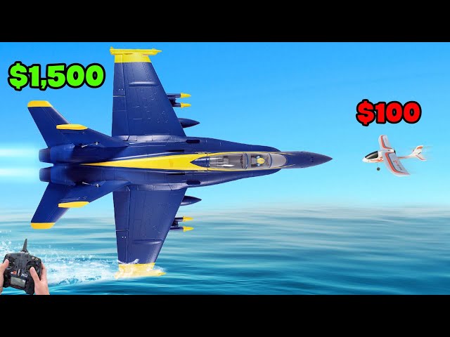 100 MPH RC Jet vs $100 Foam Airplane!