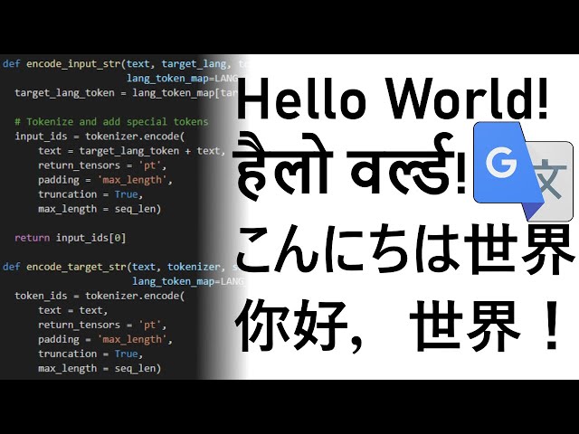 Let's Recreate Google Translate! | Multilingual Data