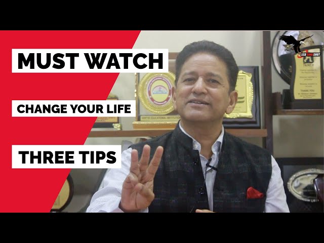This Video Will Change Your Life | 3 Pillars of Success by Maj Gen VPS Bhakuni | SSB Sure Shot