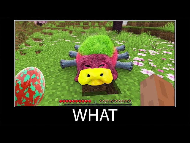 Minecraft wait what meme part 255 realistic Sniffer Egg