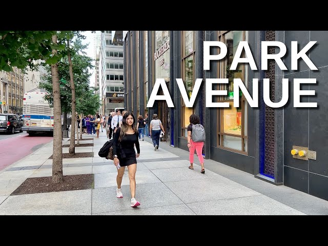 NEW YORK CITY Walking Tour [4K] - PARK AVENUE