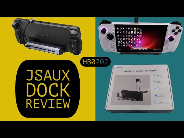 JSAUX HB0702 Dock Review | Asus ROG Ally & Steam Deck TESTED!